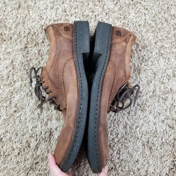 Born| mens brown suede lace up shoes - Picture 5 of 8
